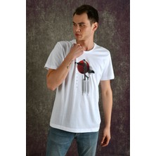 Walking Erkek Baskılı T-Shirt