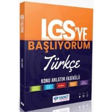 Yanıt Yayınları Lgs` Ye Başlıyorum Türkçe Anlatım Fasikülü
