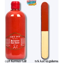 Multisurfaces Hibrit Akrilik Boyalar 500ML -  028 Kırmızı Gül
