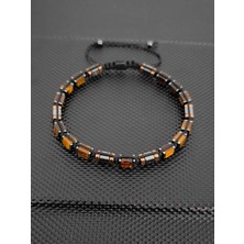 Küp Kaplangözü (4-5 Mm)-Damla Kehribar Doğaltaş Bileklik Takı Aksesuar