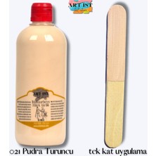 Multisurfaces Hibrit Akrilik Boyalar 500ML -  021 Pudra Turuncu