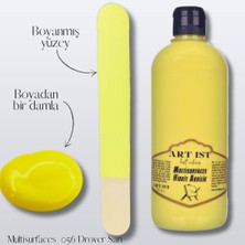 Multisurfaces Hibrit Akrilik Boyalar 500ML -  056 Drover Sarı