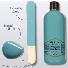 Multisurfaces Hibrit Akrilik Boyalar 500ML -  052 Çelik Mavi