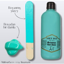 Multisurfaces Hibrit Akrilik Boyalar 500ML -  009 Akuamarin