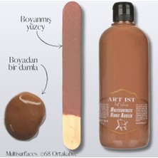 Multisurfaces Hibrit Akrilik Boyalar 500ML -  068 Orta Kahve