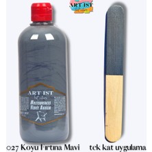 Multisurfaces Hibrit Akrilik Boyalar 500ML -  027 Koyu Fırtına Mavi