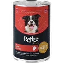 Reflex Plus Jöle Içinde Kuzu Etli Yetişkin Konserve Köpek Maması 400 gr