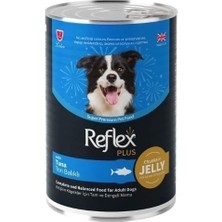 Reflex Plus Jöle Içinde Ton Balıklı Yetişkin Konserve Köpek Maması 400 gr