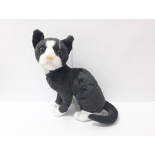 Peluş Kedi 30 cm Peluş Sesli Miyavlayan Oyuncak Kedi
