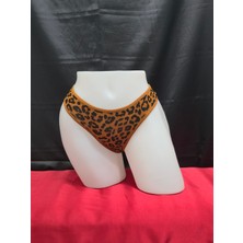Dominant 3'lü Brazılıan Leopar Desenli Külot Set