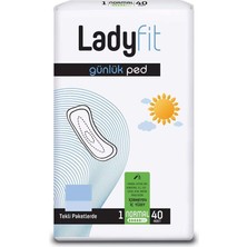 Ladyfit Günlük Ped Normal 40'lı x 6 Paket 240 Adet