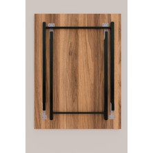 Steel Design Metal Ayaklı Katlanır Kamp Balkon Bahçe Piknik Masa Sehpa