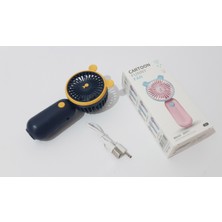 Mini USB Fan Taşınabilir Şarj Edilebilir Serinletici Mini El Fanı Ev Ofis Seyahat Için