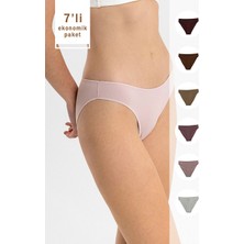 7'li Ekonomik Paket 2070 No Show Pamuklu Basic Brief Külot