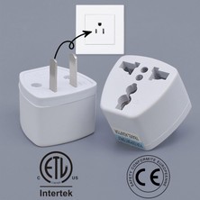 Derwell 2 Adet Türk Ingiliz Fişini Amerikan Fişine Çeviren Adaptör Piriz Abd Ingiltere Güç Adaptörü Evrensel Adaptör Abd Euro Avrupa Ac Güç Duvar Şarj Adaptörü