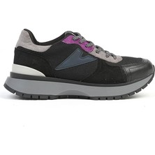 Pierre Cardin Siyah-Mor Kadın Sneaker PC-52555-SIYAH