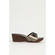 Pierre Cardin® | PC-7013-3485 Gri - Kadın Terlik