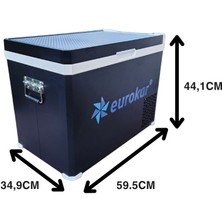 Eurokar Araç Buzdolabı 40 Lt Hacimli 12 V-24 V