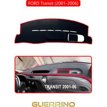 Ford Transit (2001-2006)TORPİDO Koruma Halısı Kırmızı Kenar