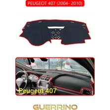 Peugeot 407 (2004- 2010)TORPİDO Koruma Halısı Kırmızı Kenar