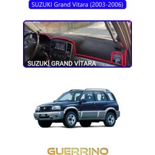 Suzukı Grand Vitara (2003-2006) Torpido Koruma Halısı Mavi Kenar