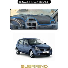 Renault Clio 2 Ekranlıtorpido Koruma Halısı Siyah Kenar