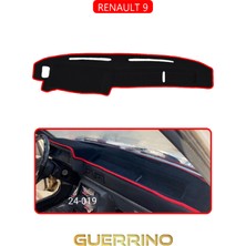 Renault 9 Torpido Koruma Halısı Kırmızı Kenar