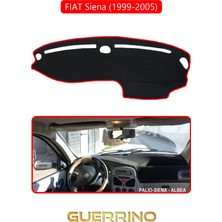 Ett Fıat Siena 1999-2005 Modellerine Uygun Eskitorpido Koruma Halısı Kırmızı Kenar