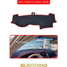 Kia Cerato 2004-2008TORPİDO Koruma Halısı Kırmızı Kenar