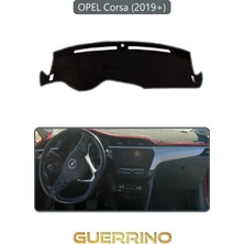 Opel Corsa (2019 + )Torpido Koruma Halısı Gri Kenar