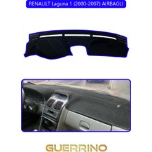 Renault Laguna 1 (2000-2007) Aırbaglıtorpido Koruma Halısı Mavi Kenar