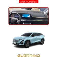 Chery Omada 5 Torpido Koruma Halısı Kırmızı Kenar