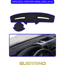 Mercedes Sprinter W906 2006-2014TORPİDO Koruma Halısı Mavi Kenar