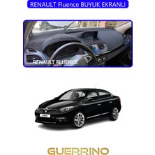 Renault Fluence Buyuk Ekranlıtorpido Koruma Halısı Mavi Kenar