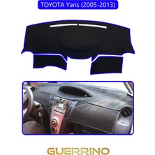 Toyota Yaris (2005-2013)TORPİDO Koruma Halısı Mavi Kenar