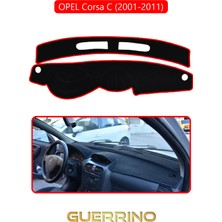 Opel Corsa C (2001-2011)TORPİDO Koruma Halısı Kırmızı Kenar