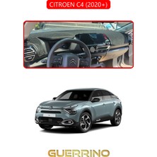 Cıtroen C4 2020+TORPİDO Koruma Halısı Kırmızı Kenar