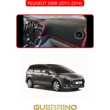 Ett Peugeot 5008 (2011-2014)TORPİDO Koruma Halısı Kırmızı Kenar