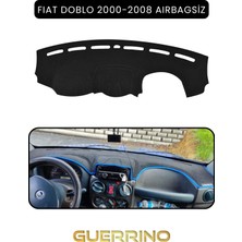 Fıat Doblo 2000-2008 Modellerine Uygun Aırbagsıztorpido Koruma Halısı Siyah Kenar