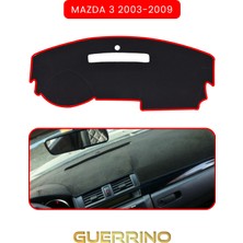 Mazda 3 2003-2009TORPİDO Koruma Halısı Kırmızı Kenar