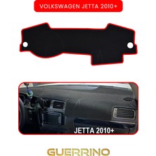 Volkswagen Jetta (2010+)TORPİDO Koruma Halısı Kırmızı Kenar