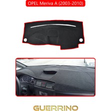 Opel Meriva A (2003-2010)TORPİDO Koruma Halısı Kırmızı Kenar