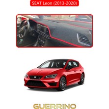 Seat Leon (2013-2020)TORPİDO Koruma Halısı Kırmızı Kenar
