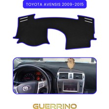 Toyota Avensis (2009-2015)TORPİDO Koruma Halısı Mavi Kenar