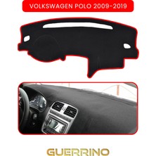 Volkswagen Polo (2009-2019)TORPİDO Koruma Halısı Kırmızı Kenar
