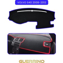 Volvo S40 (2008-2012)TORPİDO Koruma Halısı Mavi Kenar