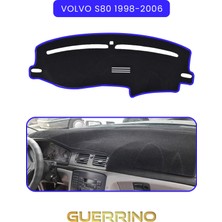 Volvo S80 (1998-2006)TORPİDO Koruma Halısı Mavi Kenar