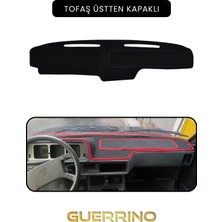 Tofaş Üstten Kapaklıtorpido Koruma Halısı Siyah Kenar