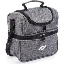 Pippa Lüks Iki Bölmeli Gri Erkek Beslenme Çantası