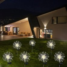 Solar Güneş Enerjili, 120 Led'li, 8 Ayrı  Modlu, 40 Ayrı Bakır Telli, Solar Peri Led, Bahçe Lambası, Veranda, Balkon, Yürüyüş Yolu, Peyzaj Aydınlatması, 10W Güçlü Işıklandırma